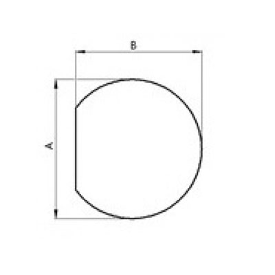 Stahlbodenplatte Kreisabschnitt