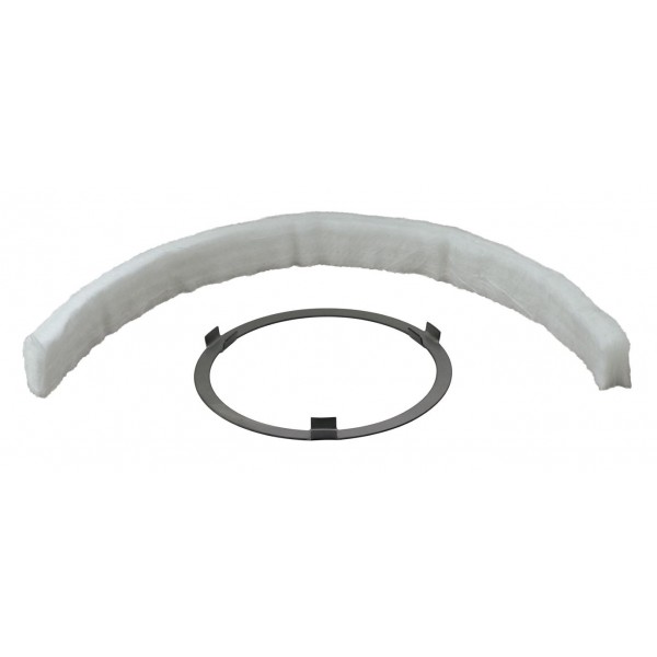 Ablängset für Rauchrohr isoliert