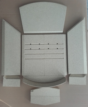 Vermiculite-Satz komplett mit Seitenscheiben Lotus Prio-Serie