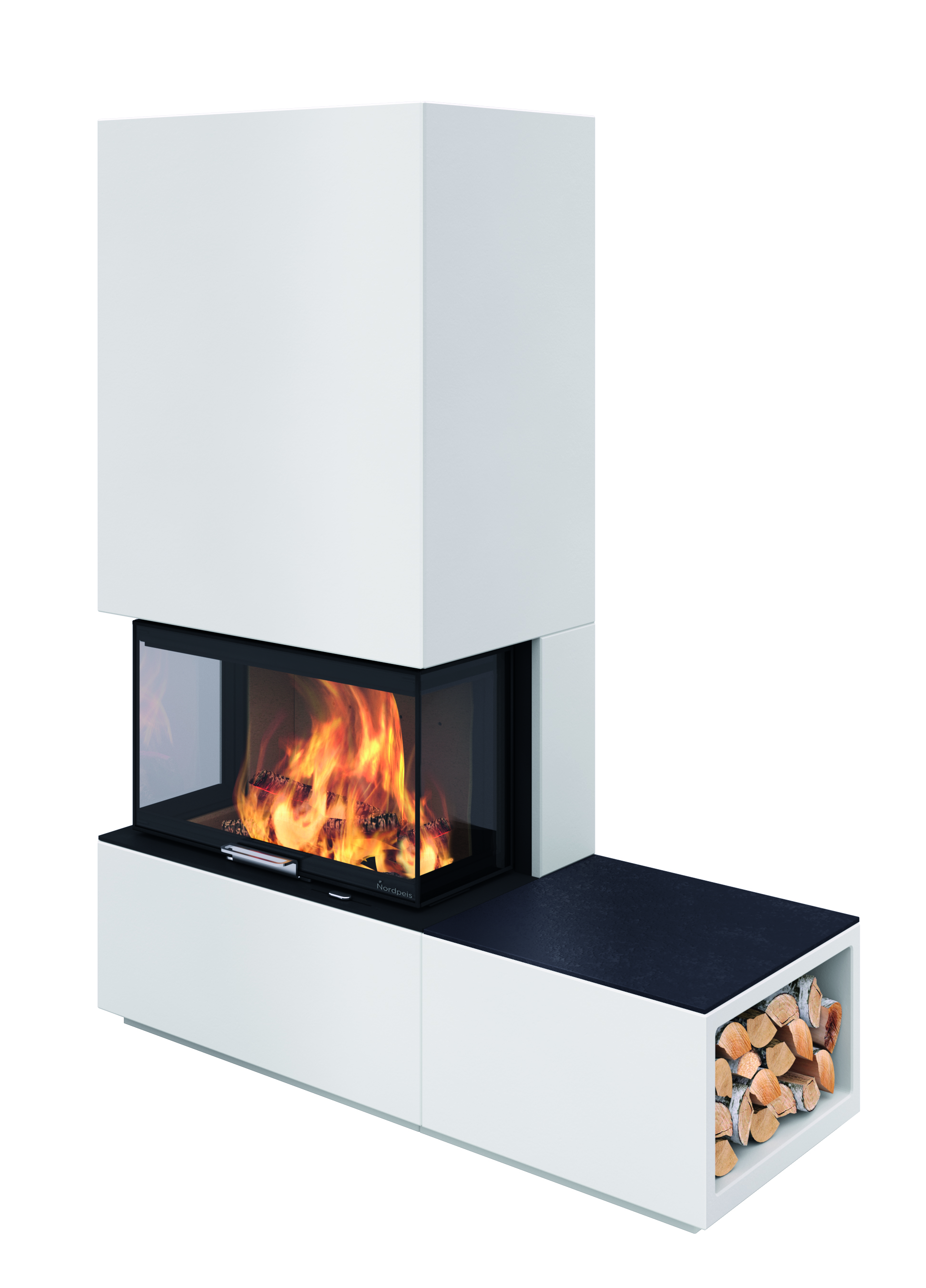 Nordpeis Monaco L Holzfach/Seitenbank