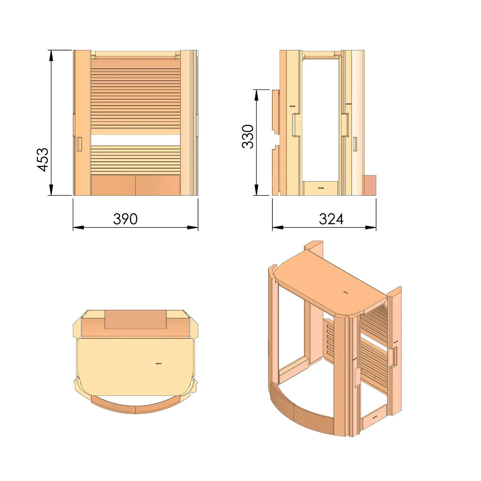 TT23 Serie Vermiculitesatz komplett 