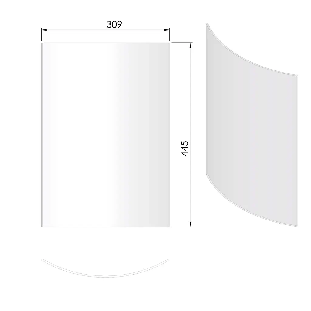 TT20/ TT21/ TT23-Türglas