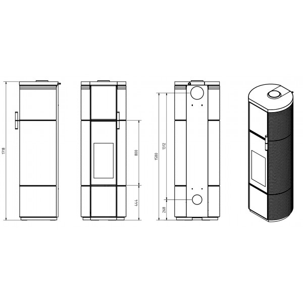 Maßzeichnung Cera Conte +