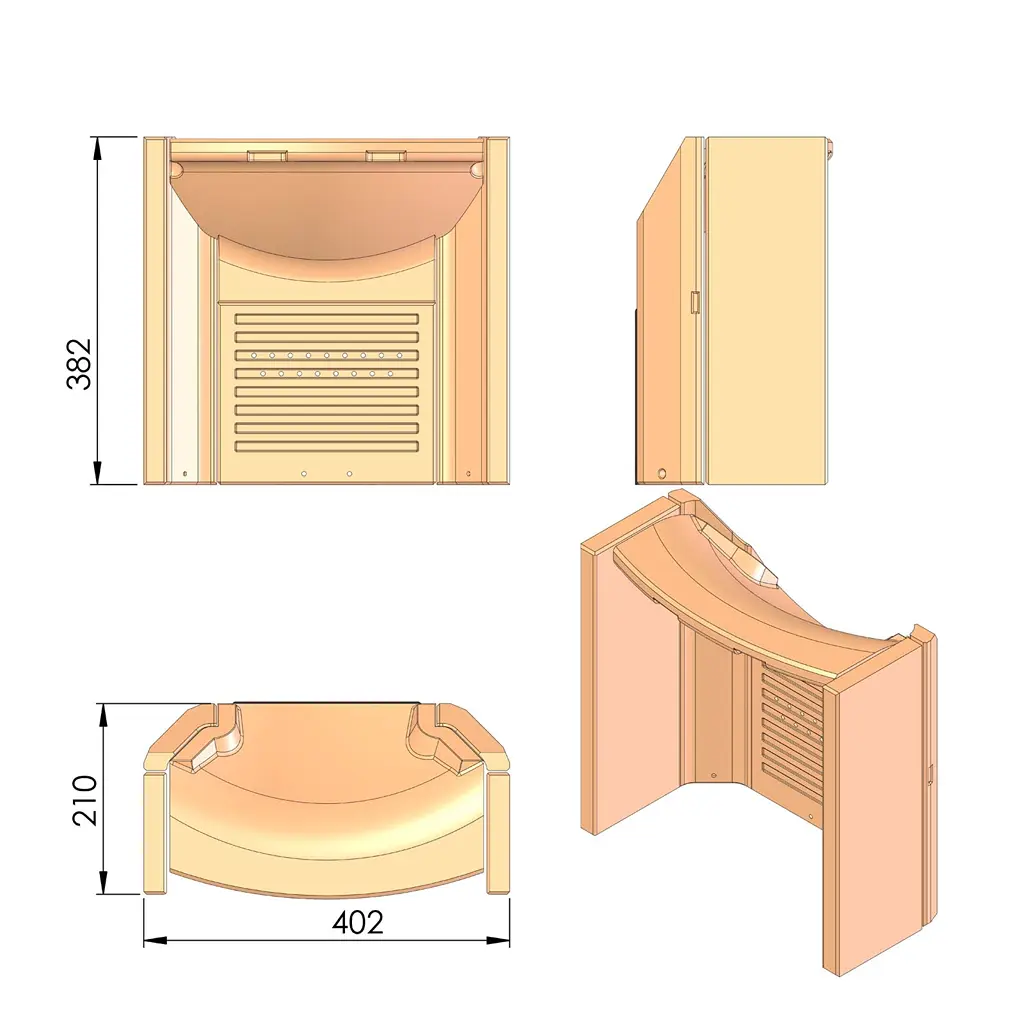TT44/TT44S Serie Vermiculitesatz komplett
