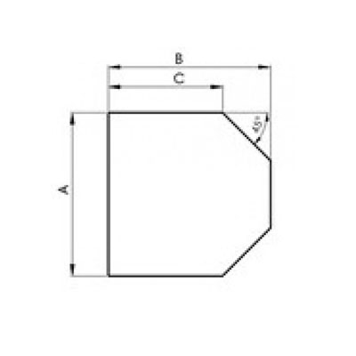 Stahlbodenplatte Sechseck