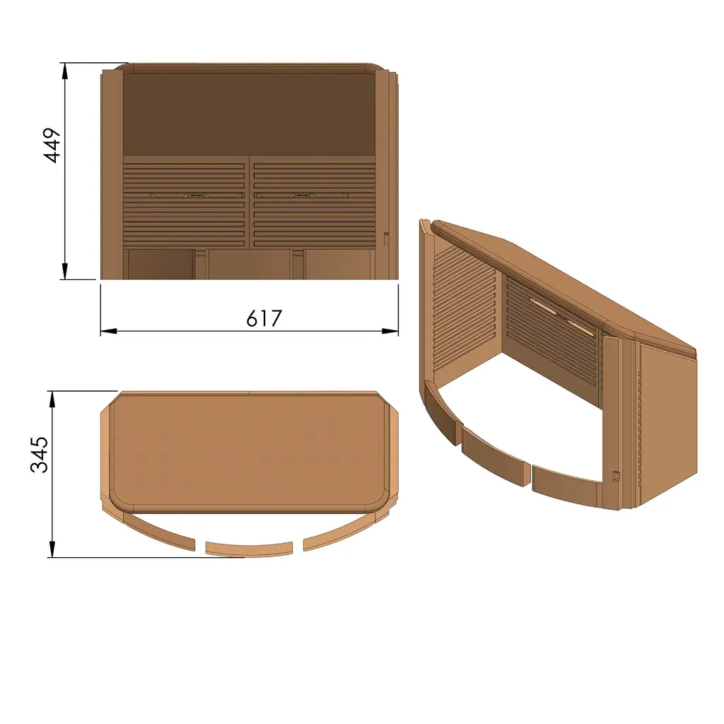 TT55 Serie Vermiculitesatz komplett