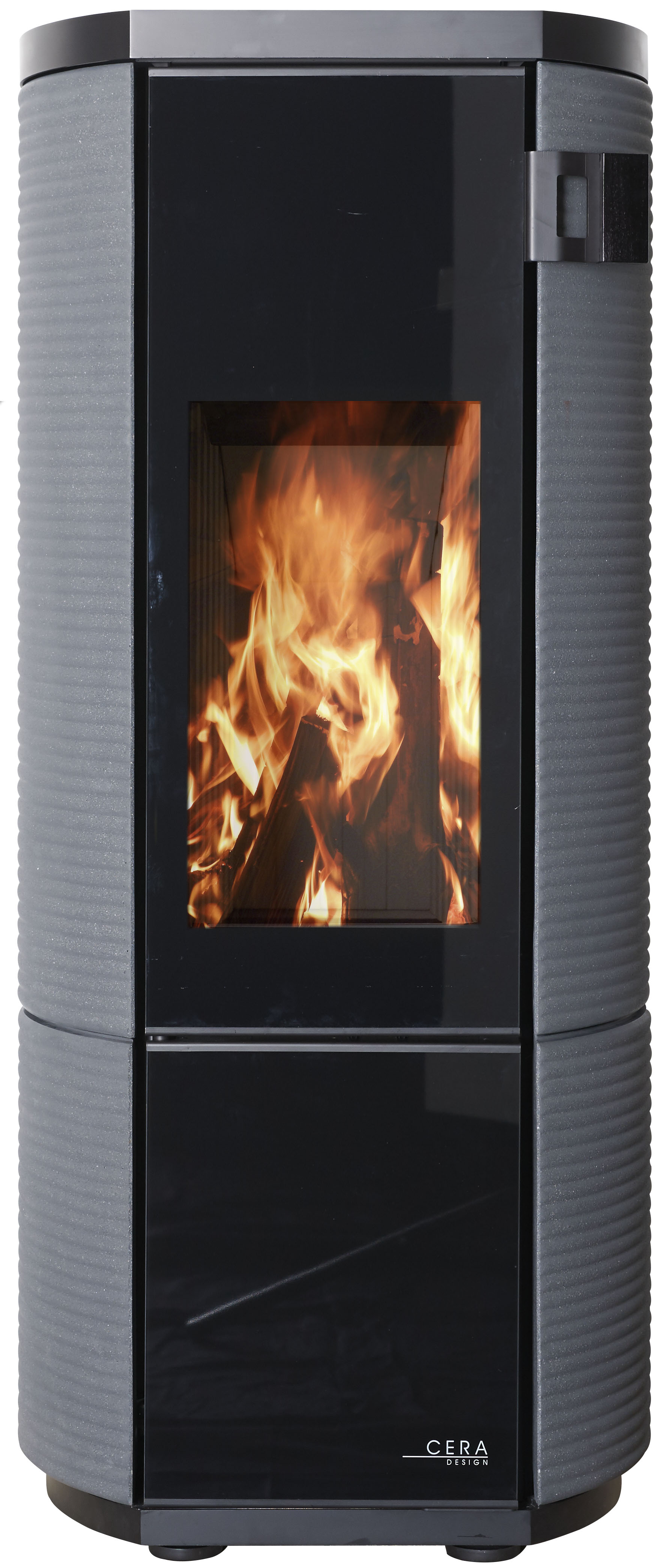 Beton Welle anthrazit gestrahlt