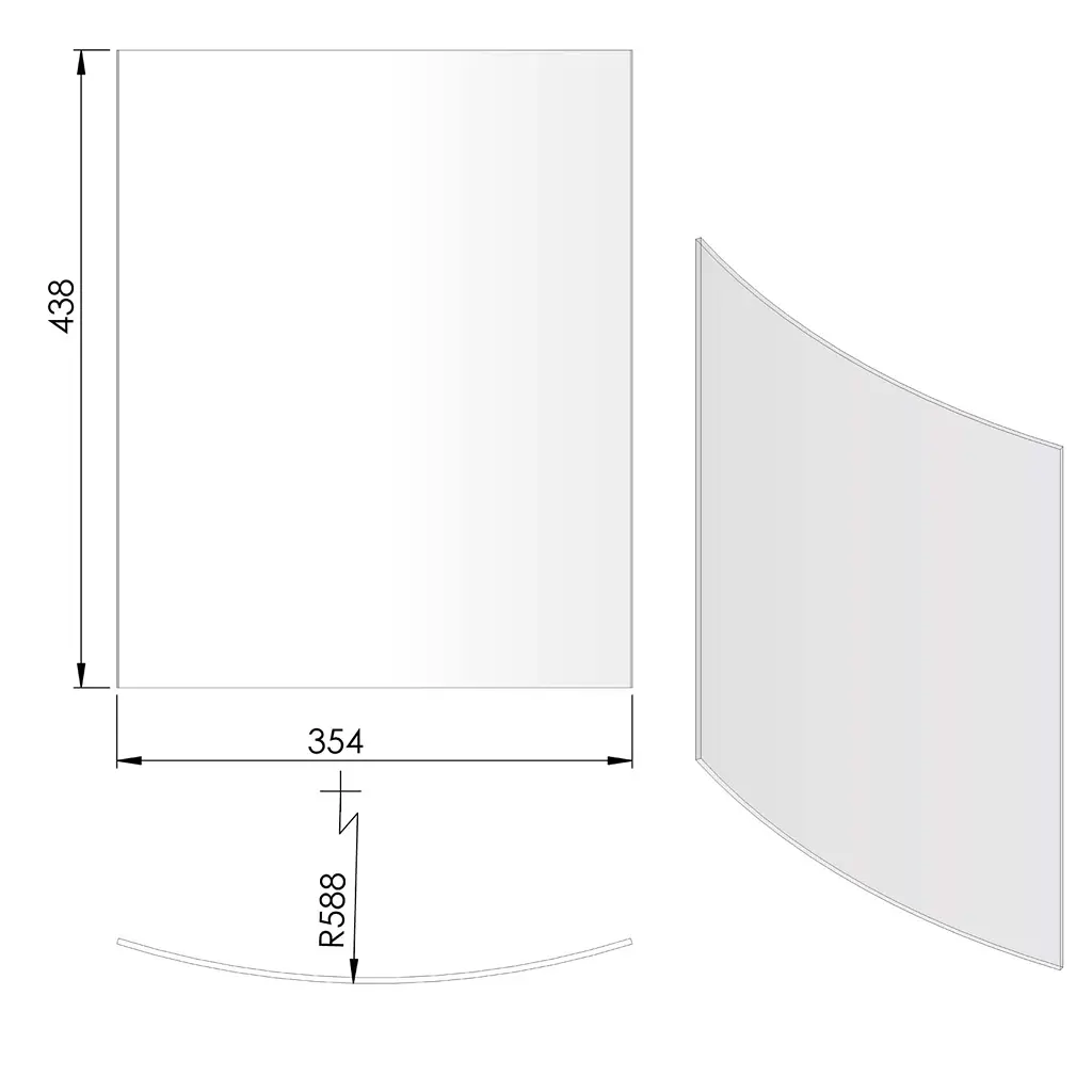 TT44/TT44G/TT44S-Türglas