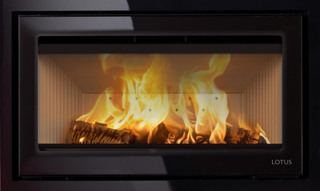 Lotus H570 W Kamineinsatz Black Magic