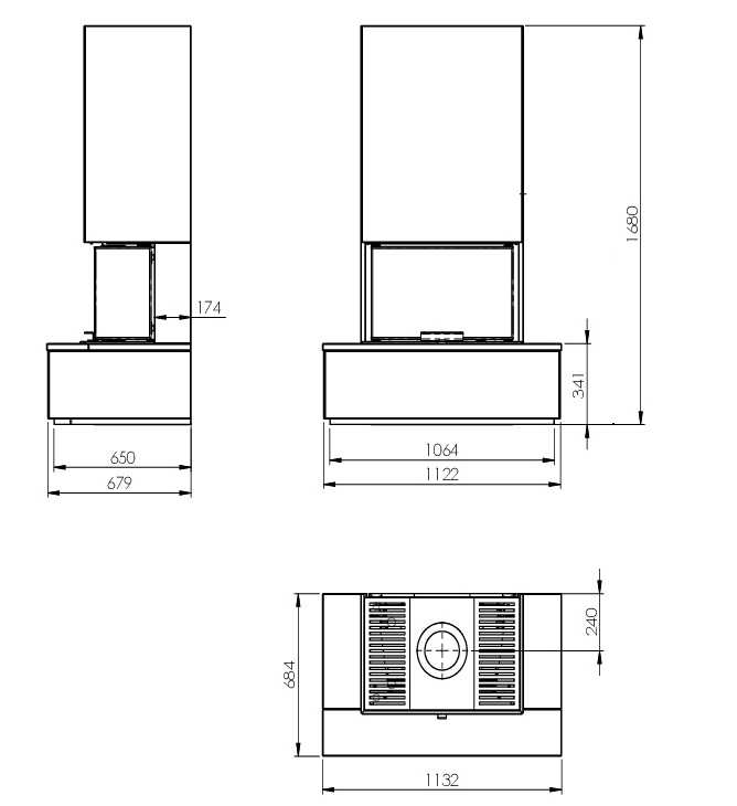 Maßzeichnung Nordpeis Monaco Bank