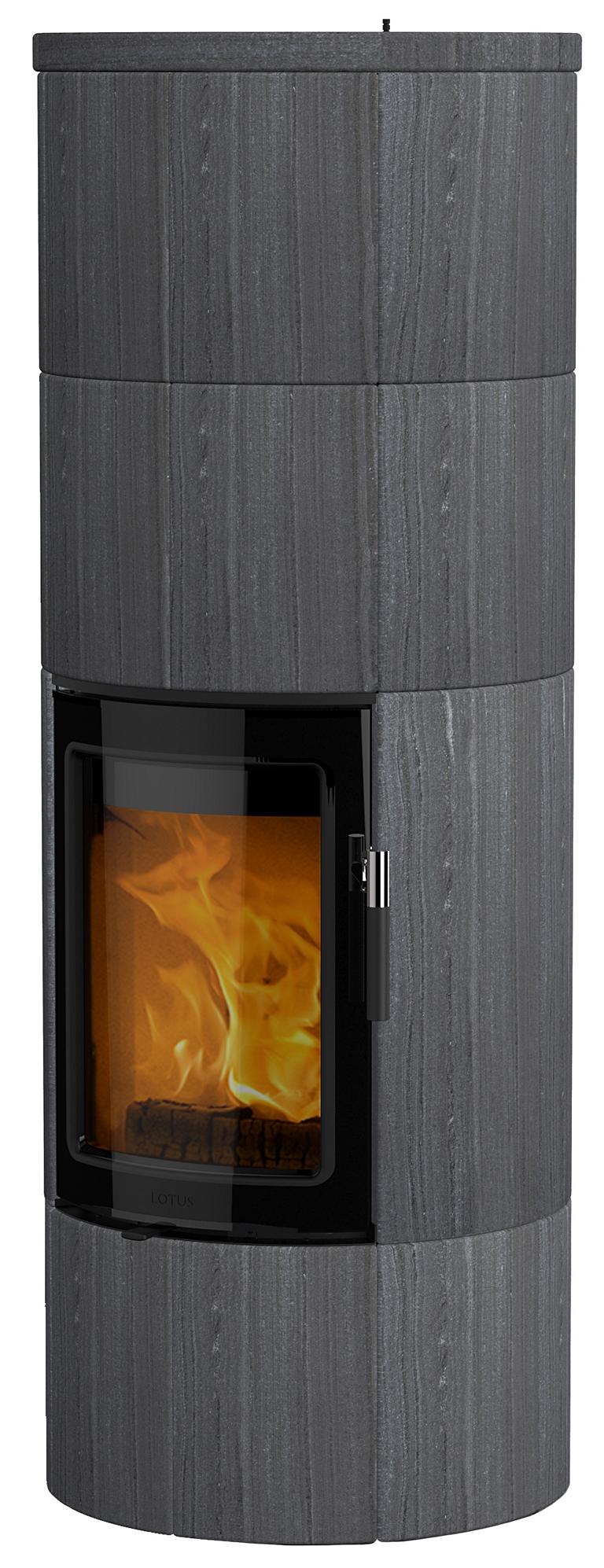 Kaminofen Lotus Maestro 2 Indian Night 6KW inkl. Powerstone