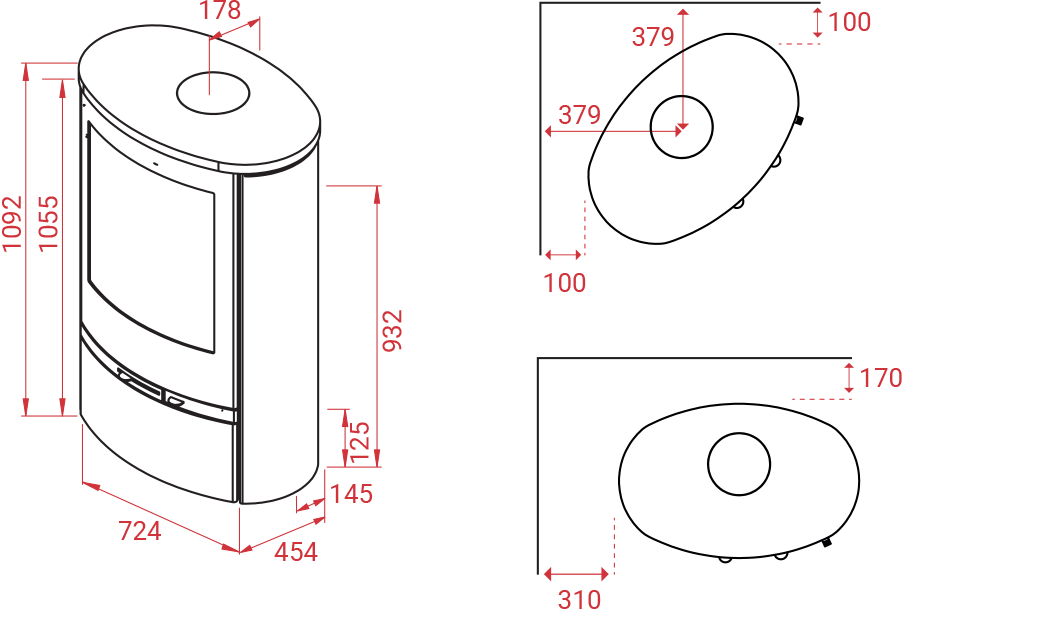 Maßzeichnung Lotus Jubilee 35
