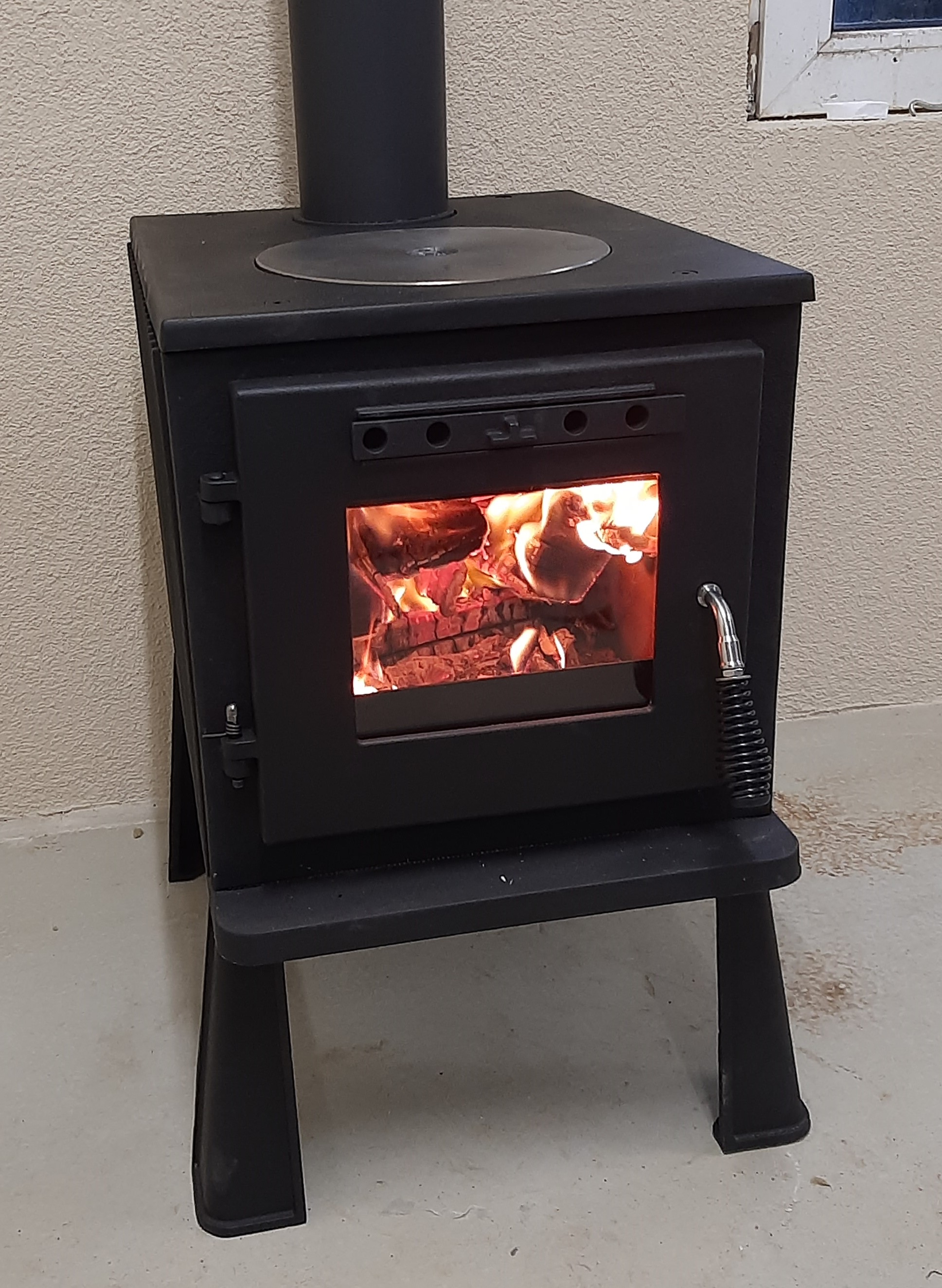 Gusskaminofen Westbo WeRa M2 mit Glastür