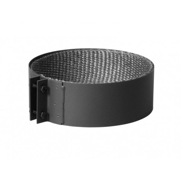 Rohrschelle für Rauchrohr isoliert